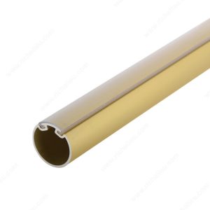 Capped Round Aluminum Closet Rod