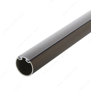 Capped Round Aluminum Closet Rod