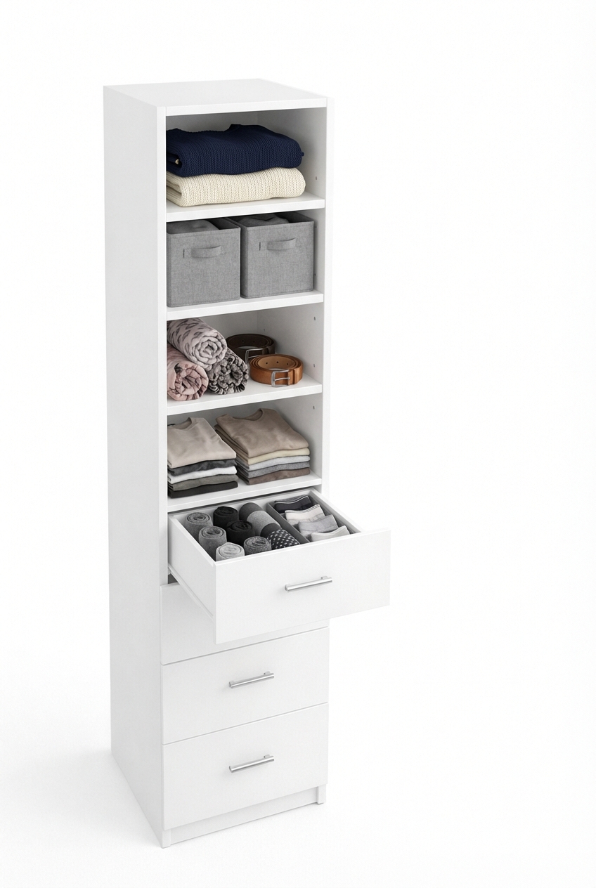 Closet 4 Drawer Base - Image 2