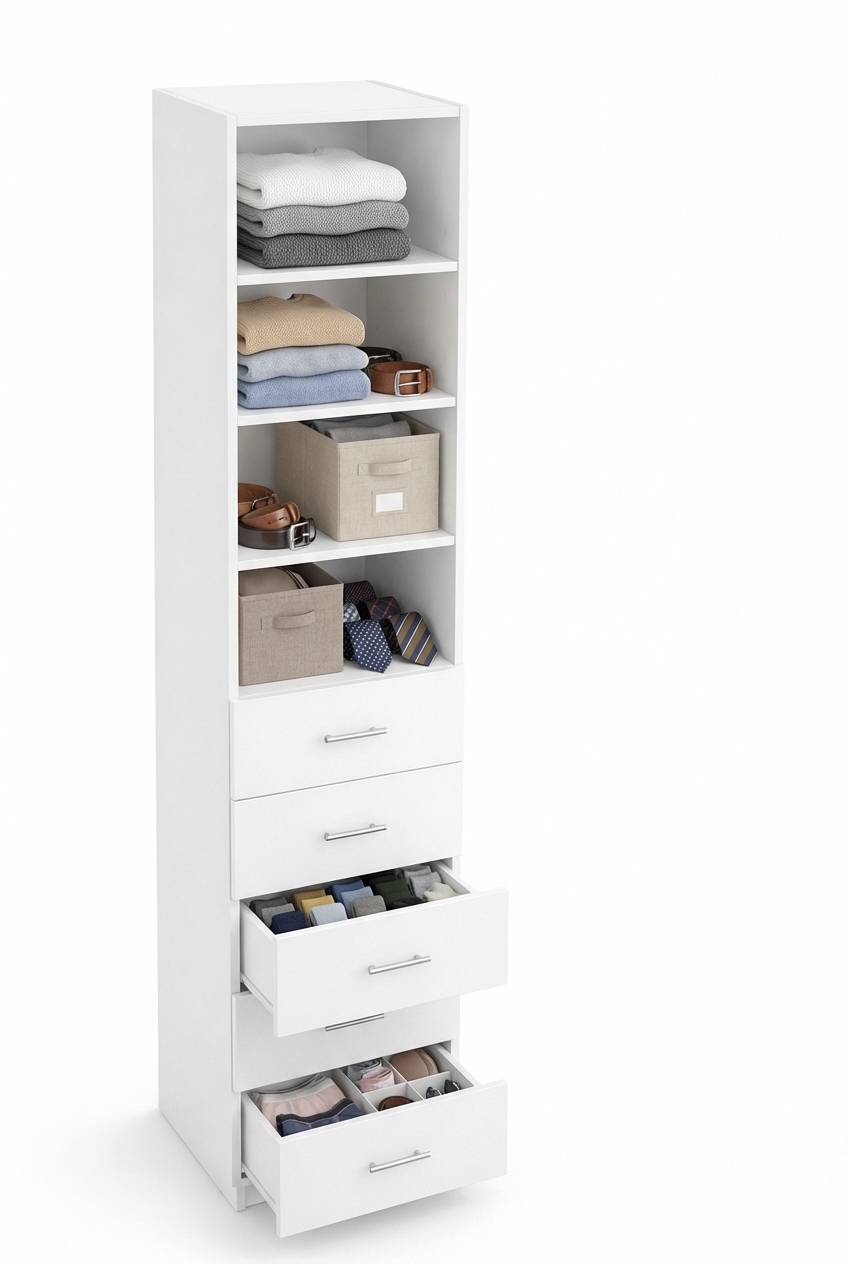 Closet 5 Drawer Base - Image 2